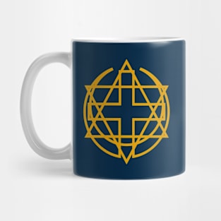 Three faiths, one God.(yellow) Mug